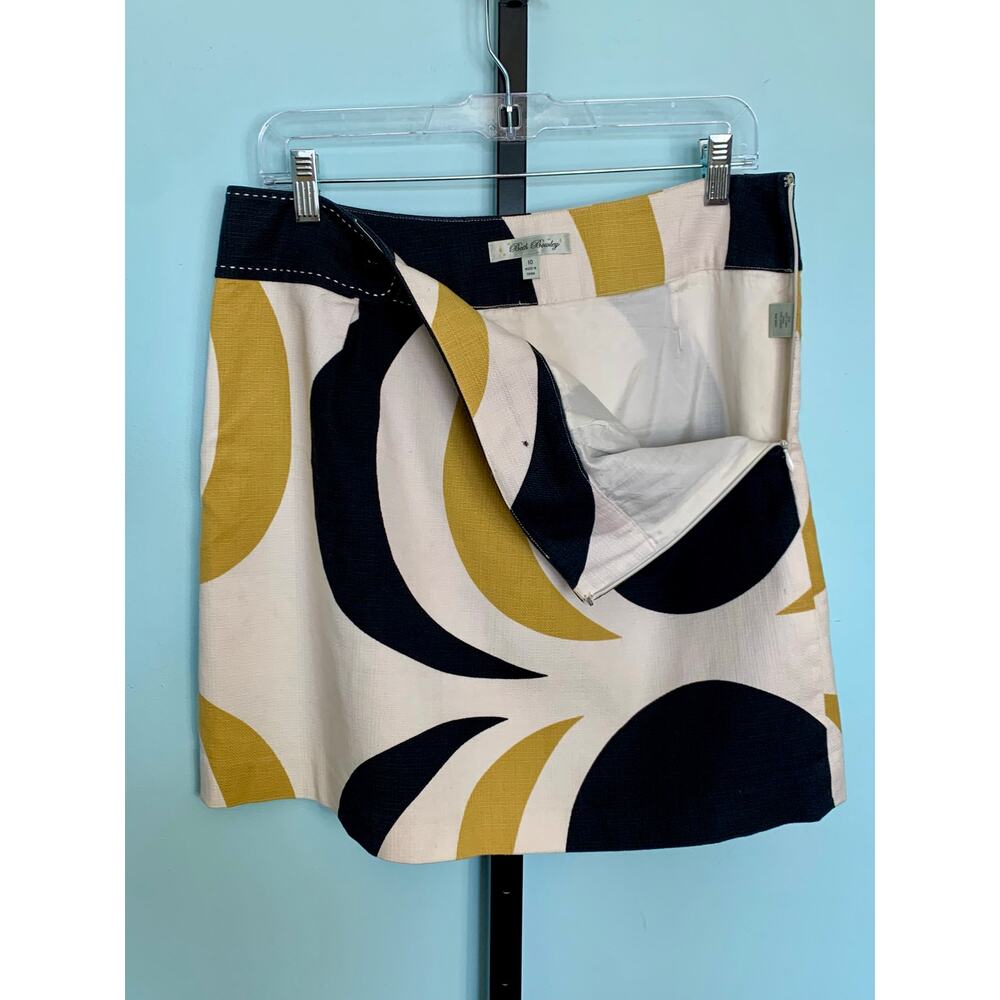 Anthropologie Beth Bowley Mod Patterned Skirt Size 10 - Picture 3 of 5